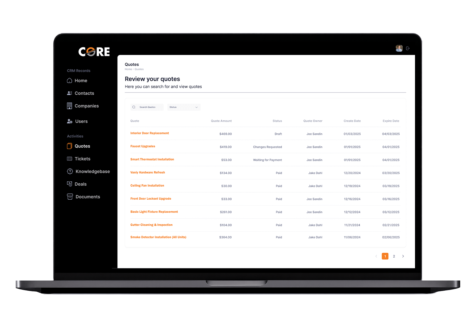 CORE-TICKETS